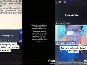 Viral Dosen Tak Pernah On-cam saat Mengajar, Alasannya Bikin Terharu