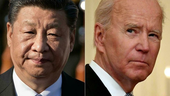 Chinese President Xi Jinping and US President Joe Biden talked by phone for the second time this year (NICOLAS ASFOURI, Nicholas Kamm/AFP/File)