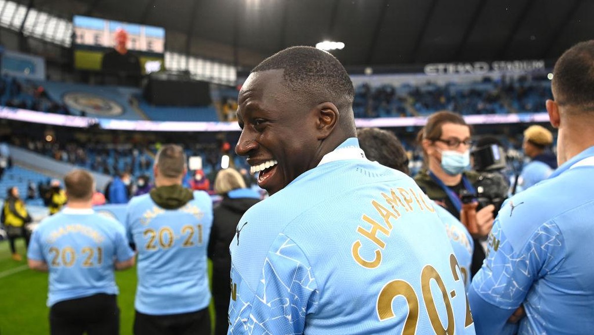 Benjamin Mendy jalani persidangan kasus pemerkosaan 24 Januari 2022 (Getty Images/Michael Regan)
