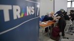 Keseruan Vaksin Massal Bareng Trans 7