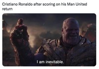 Meme Ronaldo Perkasa Usai Tampil Perdana bersama Manchester United