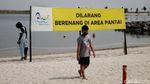 Suasana Uji Coba Pembukaan Taman Impian Jaya Ancol