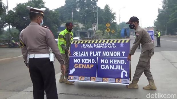 Ganjil genap di Purwakarta