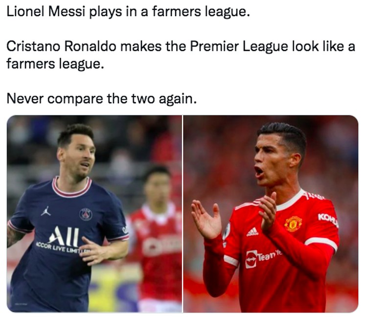 Meme Ronaldo Tampil Perdana Bersama Manchester United