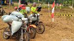 Meriahnya Lomba Balap Motor Gabah Usai Panen Raya Padi di Batang