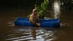 Potret Banjir Terparah di Kalimantan Tengah