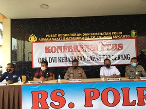 DVI Jelaskan Proses Identifikasi Jenazah Korban Kebakaran Lapas Tangerang
