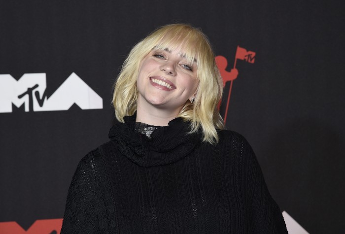 Billie Eilish Billie Eilish arrives at the MTV Video Music Awards at Barclays Center on Sunday, Sept. 12, 2021, in New York. (Photo by Evan Agostini/Invision/AP)