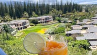 Britney juga sempat membagikan momennya saat menikmati orange slush dengan pemandangan yang indah. Foto: Instagram @britneyspears @samasghari