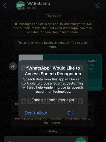 WhatsApp kembangkan fitur transkripsi yang bisa ubah pesan suara jadi teks