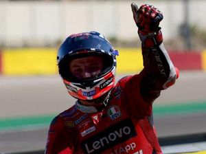 Juara MotoGP Aragon, Bagnaia Kembalikan Harga Diri Rider Italia