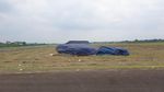 Potret Heli BBKFP Kemenhub yang Jatuh Terguling, Ekornya Patah