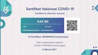 Contoh Id Sertifikat Vaksin