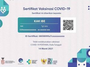 Jika Sertifikat Vaksin Tidak Muncul di PeduliLindungi, Ini yang Perlu Dilakukan