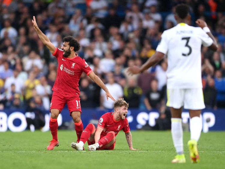 Detik-detik Mo Salah Tahu Harvey Elliott Cedera Parah