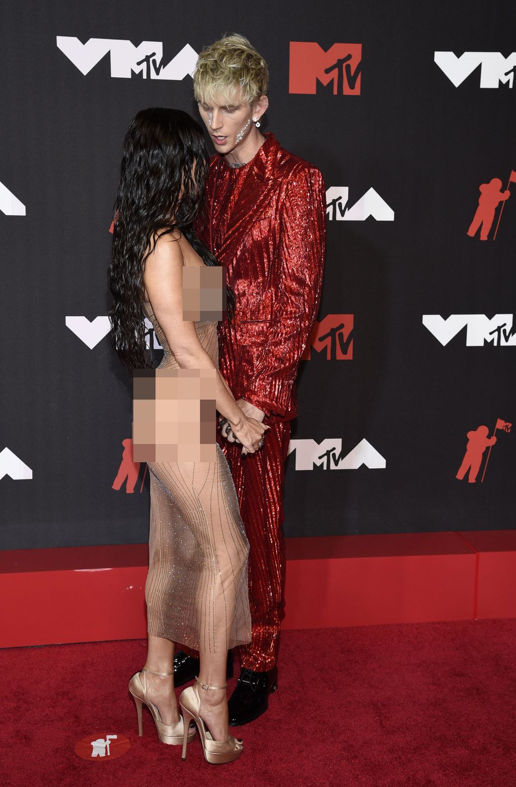 Megan Fox Megan Fox arrives at the MTV Video Music Awards at Barclays Center on Sunday, Sept. 12, 2021, in New York. (Photo by Evan Agostini/Invision/AP)