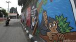 Mural Perdagangan Monyet Mejeng di Yogyakarta