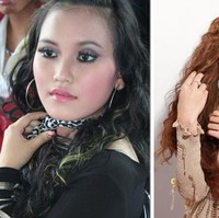 Di awal karirnya makeup yang digunakan Ayu Ting Ting terlihat lebih tebal. Kini penampilannya itu justru terlihat lebih elegan dan juga menawan. Bagaimana menurutmu? Foto: Instagram/@ayutingting92