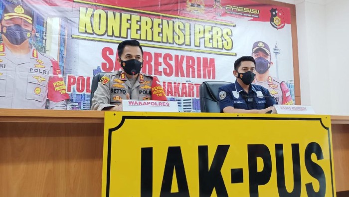 Polres Jakpus jelaskan perkembangan penyelidikan kasus dugaan pelecehan seks pegawai KPI, Senin (13/9/2021)