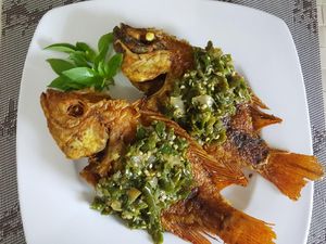 Resep Ikan Nila Goreng Cabe Ijo yang Gurih Pedasnya Nampol