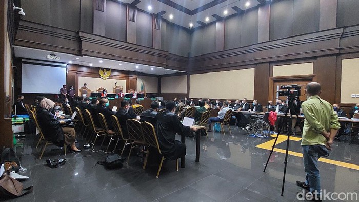 Sidang kasus ASABRI (Zunita Putri/detikcom)
