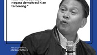 Ketua DPP PKS, Mardani Ali Sera menyebut penangkapan mahasiswa ini membuat citra Indonesia sebagai negara demokrasi kian tercoreng.