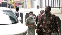 Desiree Tarigan menolak untuk menjelaskan apa saja yang diungkapkan ke majelis hakim. Foto: Noel/detikFoto