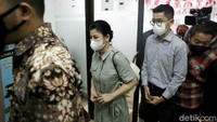 Desiree Tarigan saat menjadi saksi di Pengadilan Negeri Jakarta Selatan, Selasa (14/9/2021). Foto: Noel/detikFoto