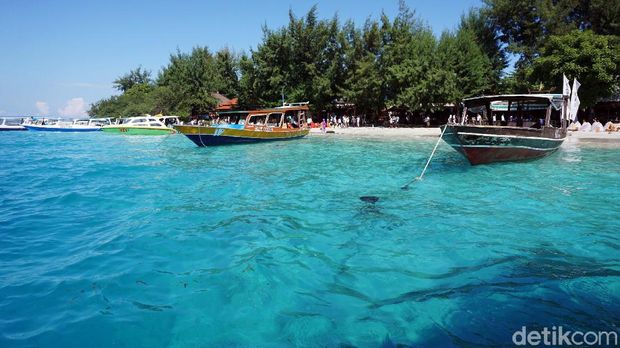 Ilustrasi Pulau Gili di Lombok, Nusa Tenggara Barat