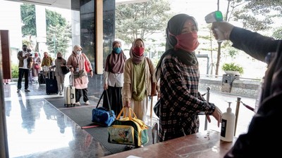 Foto: Akomodasi untuk Nakes Penanganan COVID yang Disiapkan Kemenparekraf