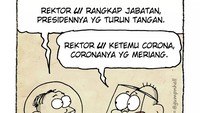 Gump n Hell konsisten membuat kritikan terhadap kondisi sosial dan politik yang terjadi di Tanah Air. Foto: @gumpnhell/ Instagram