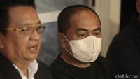 Mansyardin Malik menggelar jumpa pers di kawasan Antasari, Jakarta Selatan pada Selasa (!4/9). Foto: (Foto: Noel/detikfoto)