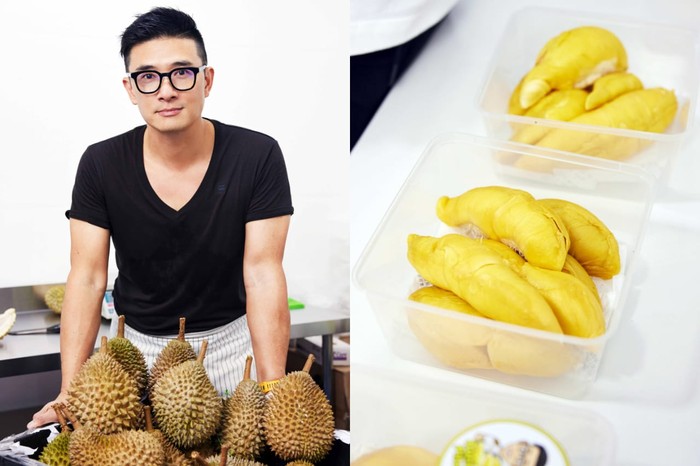 Mantan Pilot di Singapura Jualan Durian Kupas