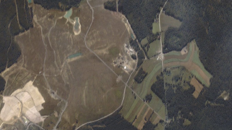 Maxar Technologies memperlihatkan foto serangan 11 September 2001.