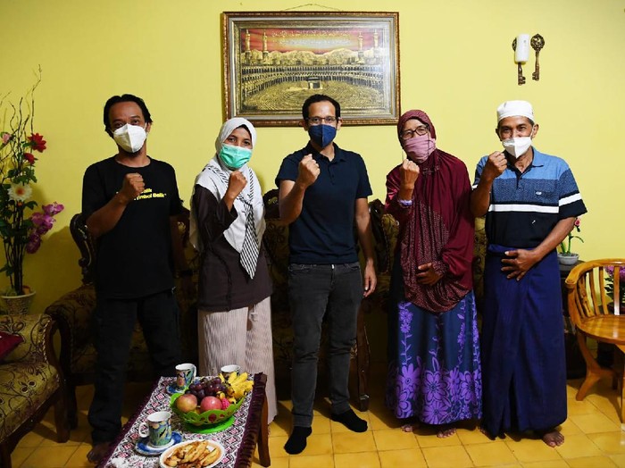 Nadiem Makarim menginap di rumah guru penggerak