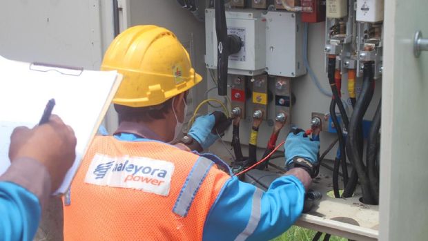 Pengecekan instalasi listrik Lapas Cilegon (dok. Humas Lapas Cilegon)