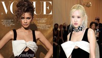 Ini penampilan Rose dan Zendaya yang pakai gaun kembaran. Foto: dok ist