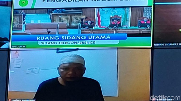Terdakwa kasus babi ngepet di Depok (Zunita Putri/detikcom)