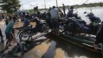 Sungai Kahayan Meluap, Jalan Trans Kalimantan Terendam Banjir