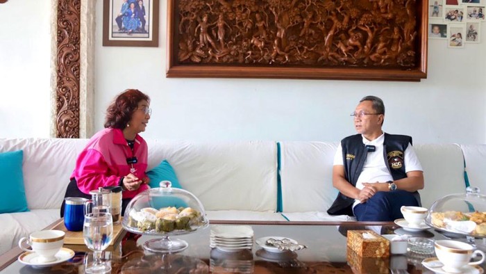 Zulkifli Hasan bertemu dengan Susi Pudjiastuti