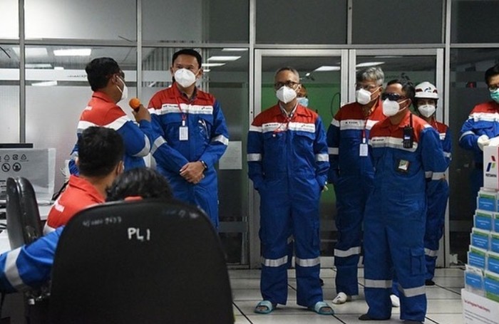 Gaya Ahok Saat Kunjungi Blok Rokan