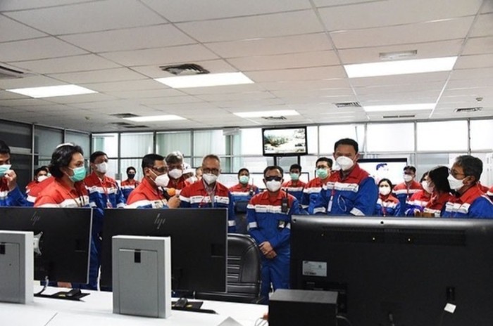 Gaya Ahok Saat Kunjungi Blok Rokan