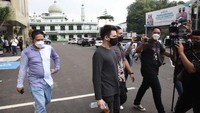 Namun Jonathan Frizzy masih belum mau berbicara banyak soal laporan tersebut. Foto: Palevi/detikcom