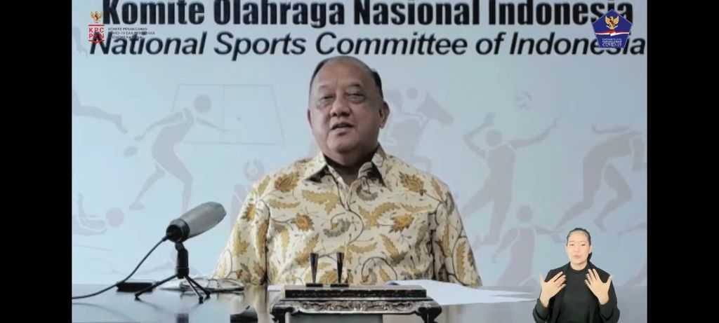 Ketua Komite Olahraga Nasional Indonesia (KONI) Marciano Norman