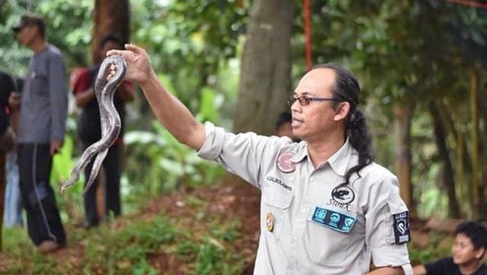 Ketua Yayasan Sioux Ular Indonesia, Aji Rachmat (Dok pribadi)