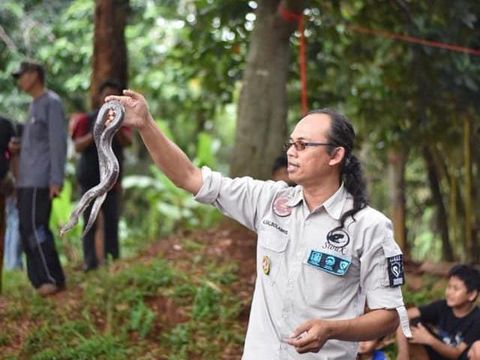 Ketua Yayasan Sioux Ular Indonesia, Aji Rachmat (Dok pribadi)