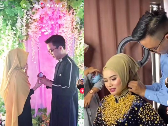 Kisah viral pria yang merias mantan tunangannya di hari pernikahan. Kisah viral pria yang merias mantan tunangannya di hari pernikahan.