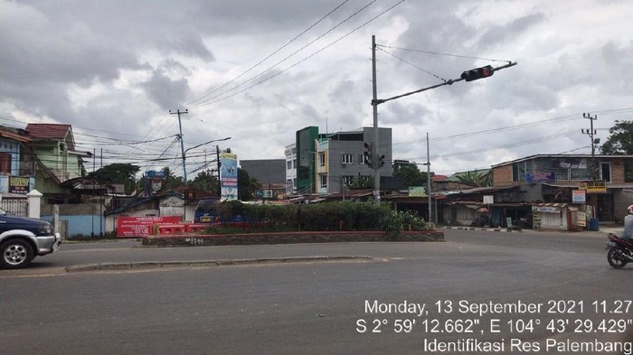 Lokasi ibu-ibu dibegal di Palembang (dok. Polisi)