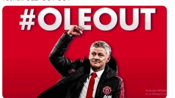 Bahkan ada pula yang ingin Ole dipecat saja. Foto: Twitter