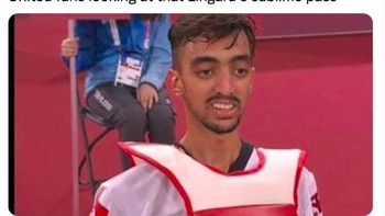 Fans United tak mampu berkata-kata melihat umpan ciamik Lingard pada lawan. Foto: Twitter